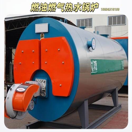 实力EHS工厂功率.8MW4吨燃油燃常压热气水锅炉2额2定发热量40万大