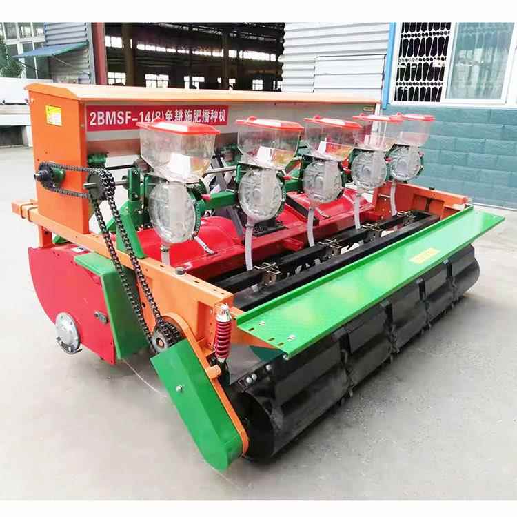 江苏丰县4行玉米旋耕一体机180/200宽幅小麦播种机搭配旋耕机圆盘