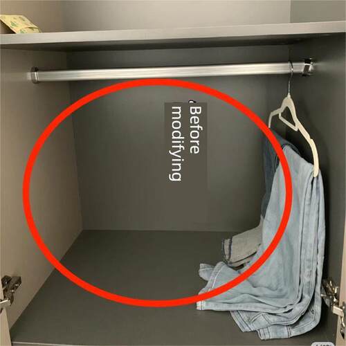 衣难寻怎么办？衣柜分层隔板抽屉式收纳衣橱分隔毛绒玩具收纳桶箱