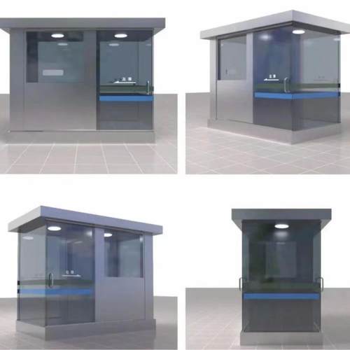 钢结构岗亭保安亭停车场工地高速停车收费亭户外小区物业值班室