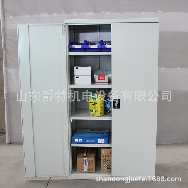 爵特车间四层储物柜可调节棚板储物柜双门置物柜工具柜文件柜