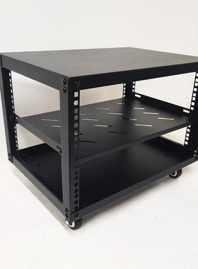 19英寸机柜简易开放式音响机柜家庭网络交换机服务器15U24U功放机