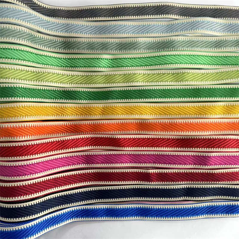 织带厂家涤纶织带服装纺织箱包辅料彩色时尚条纹织带松紧提花织带