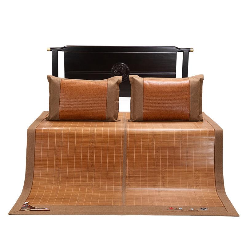 xyt竹席凉席1.8m床1.5米1.2碳化折叠直筒双面夏季学生单人席子