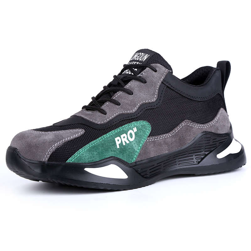 劳保鞋钢头钢板夏季软底男士透气轻便防砸防刺穿工作鞋防臭安全鞋