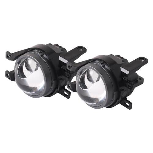 三为车灯新款一体化高亮直射款3寸6000k 52w LED雾灯透镜升级改装