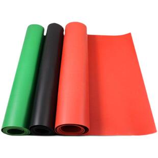 绝缘胶垫配电房专用耐高压10kv红色黑色绿色橡胶板橡胶垫防水阻燃