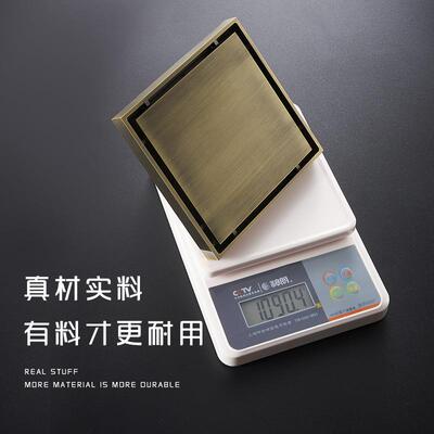 全铜卫生间1水隐形隐藏式15c15*15全全铜大尺寸75m管10管下管防臭