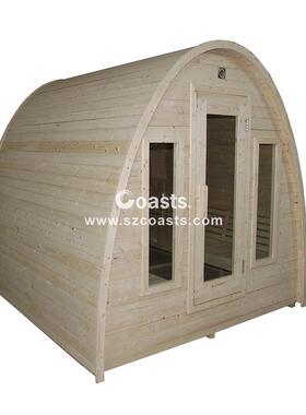 T-HW户外桑拿房/桑拿屋/4-6人户外桑拿房/红雪松/木松