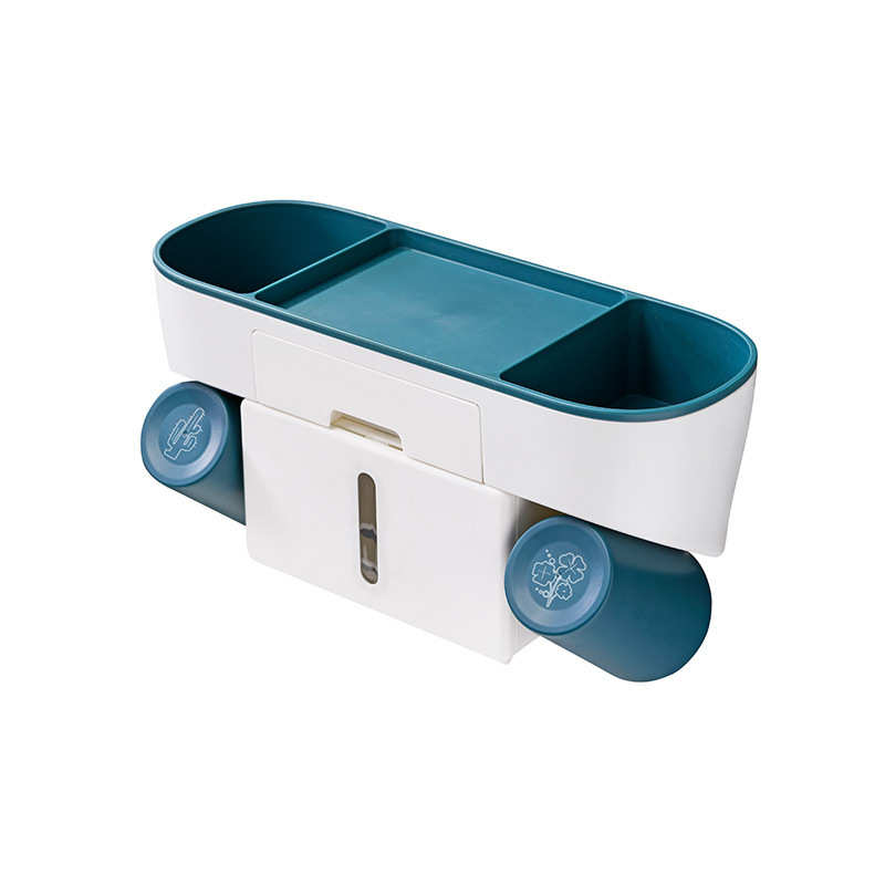 免打孔多功能组合牙刷架多孔位牙刷架倒挂沥水式收纳架牙刷置物架