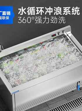 果蔬菜清洗机商用全水自动农去药残留臭氧ONB净化洗肉洗器菜机