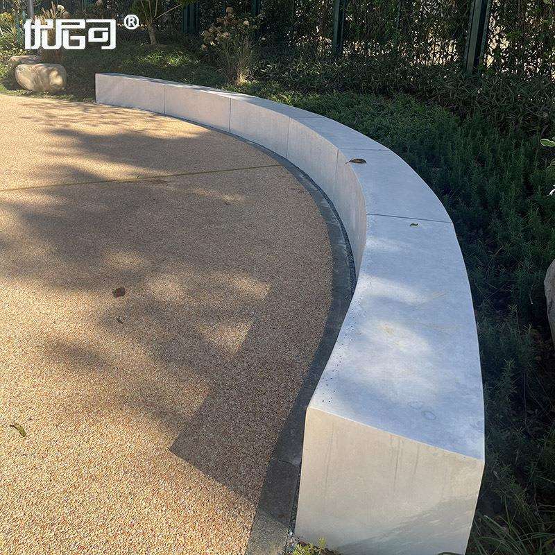 清水混凝QBY土树艺术景园观摆件水泥异型一板体坐凳户外林花坛圆