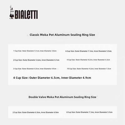意大利进口bialetti 比乐蒂 摩卡壶硅胶密封圈过滤网垫圈配件耗材