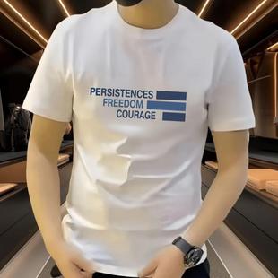 ins潮牌街头修身 夏季 圆领上 T恤男女同款 痞帅重磅纯休闲短袖