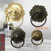 饰木门拉环配件拉手 门把手覆古装 中式 彷古铜门环拉手纯铜拉环老式