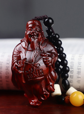 工艺品小叶紫檀葫芦雕刻挂件木雕