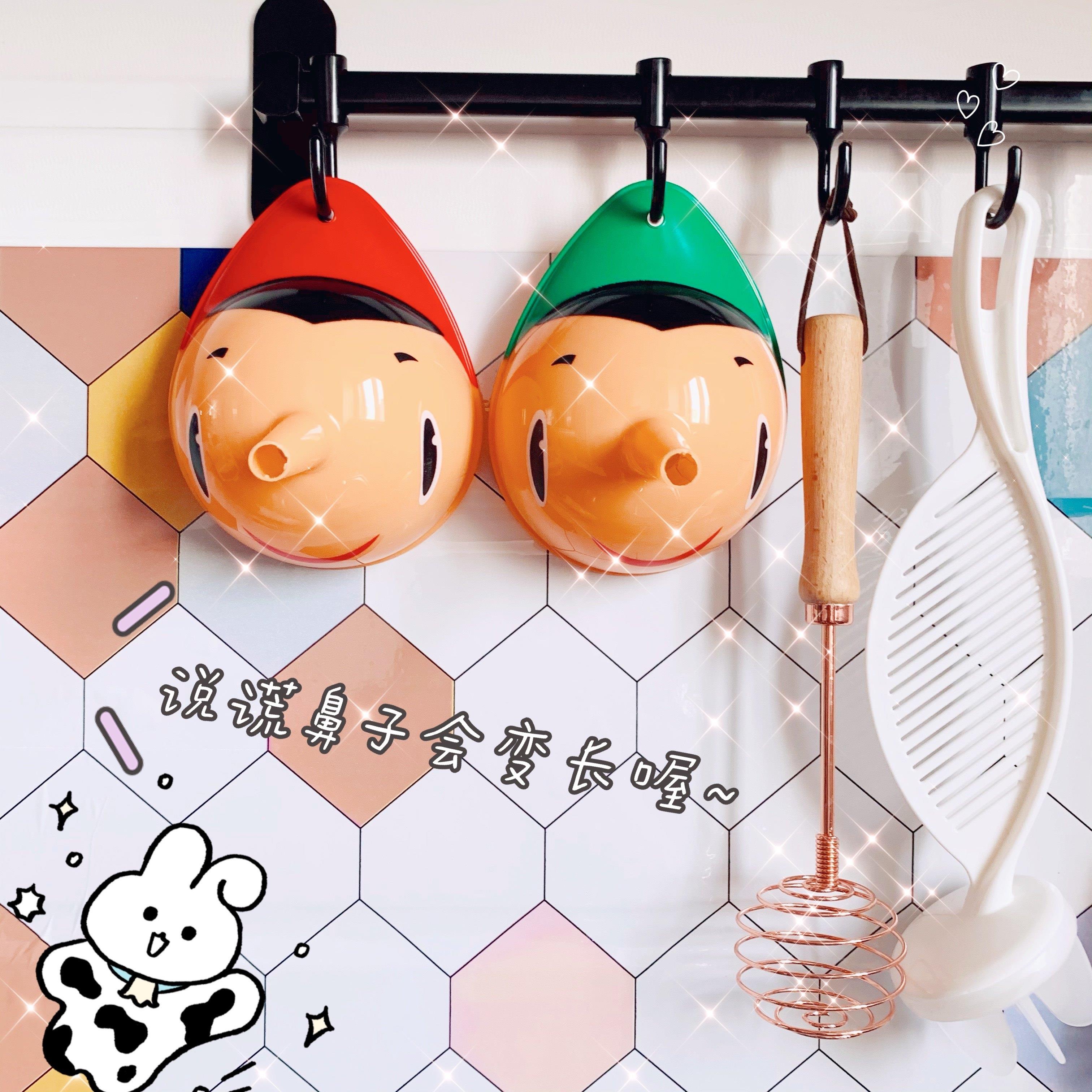 北欧厨房油漏酒漏塑料匹诺曹长嘴漏斗大小口径装饰油斗倒油分液器