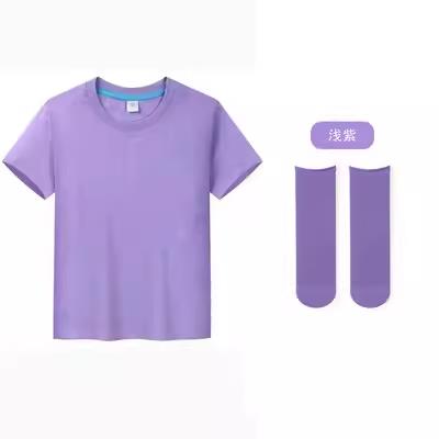 高档六一男棉女糖果色短纱裙表演服彩色T还能孩子袖多久儿童纯舞