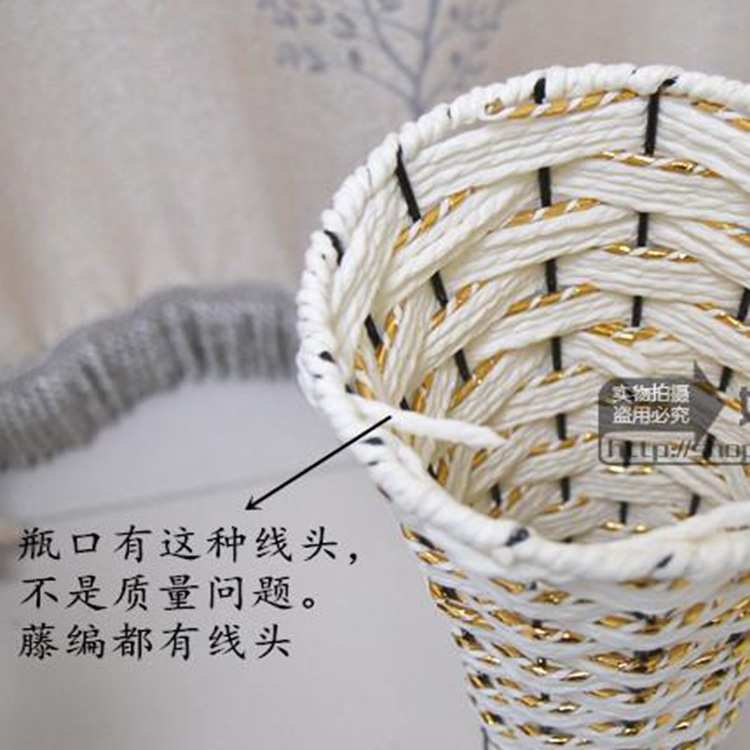 60CM木桶 铁艺花器花槽花桶花瓶复古欧式插花桶家居装饰摆放花架