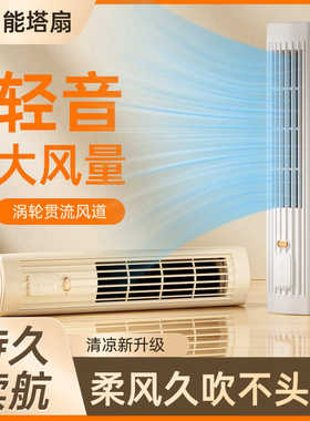 源厂直供可DIY批发立卧塔扇低噪音无叶自然风桌面办公家用电风扇