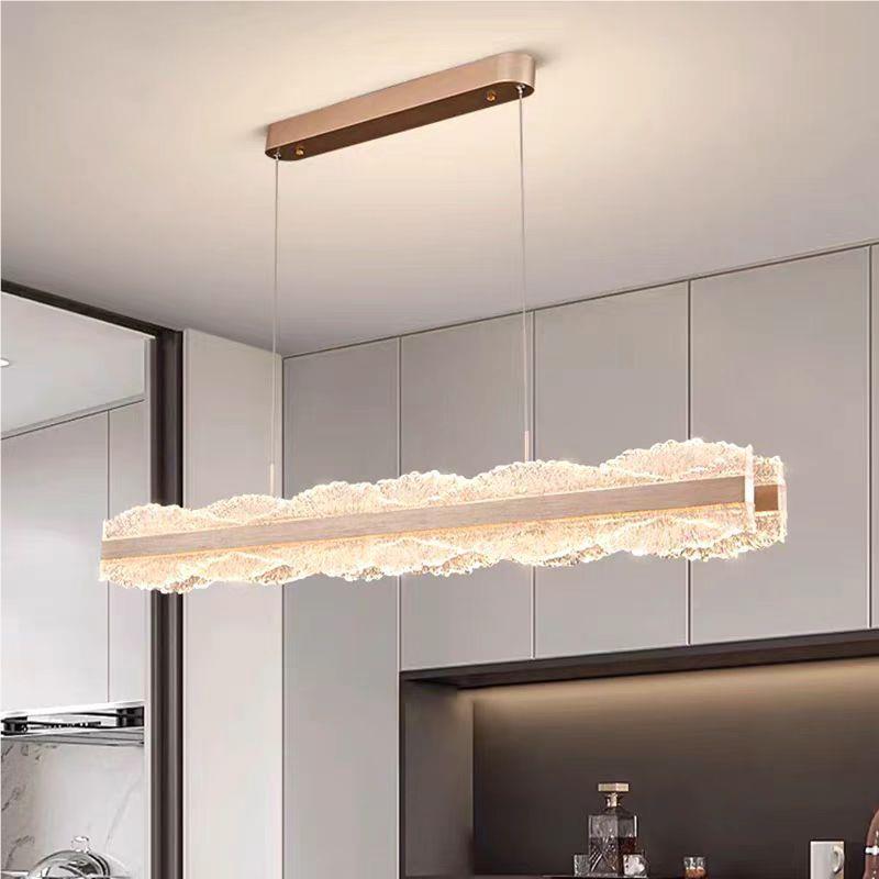 餐灯厅吊意式轻奢224新字款现代简0约高档一长LPL条家用餐桌吧台