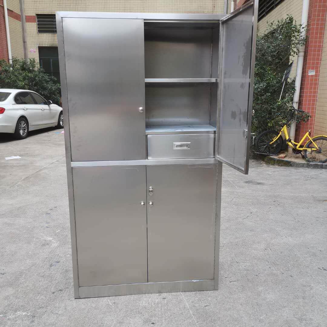 厂家供应不锈钢柜子 更衣储物柜资料柜档案柜员工办公柜