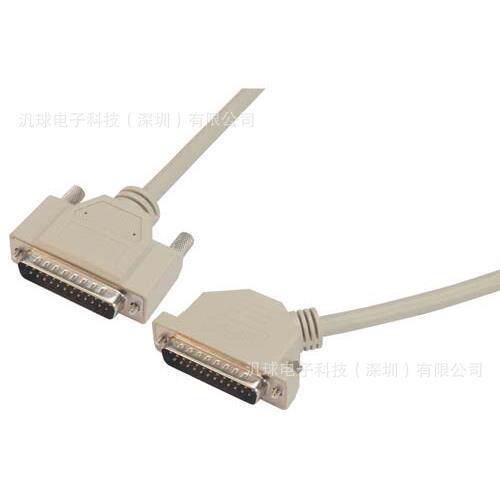 L-COM CSMN4525-1MM 优良D-Sub线缆DB25公头/45度左出线公头 现货