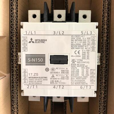 三菱交流接触器 S-T65 AC200V 2A2B两常开两常闭电动机启动器
