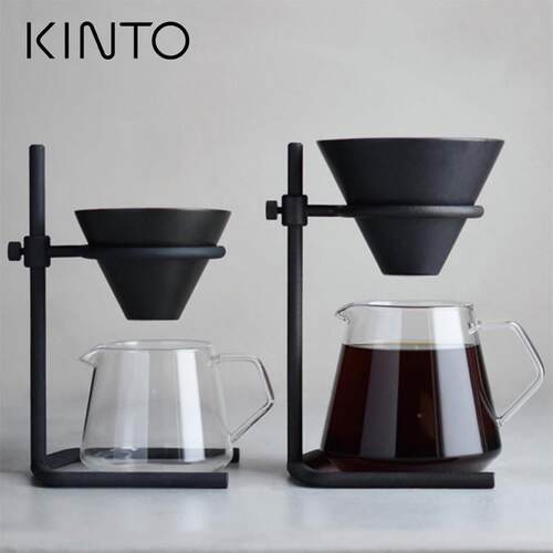 日本KINTO 原装进口手冲咖啡支架陶瓷滤 分享壶 不锈钢手冲架套装