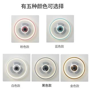 吸顶风新扇14卧室灯202年款 5超薄一灯体吊扇灯家用餐厅电扇灯房间