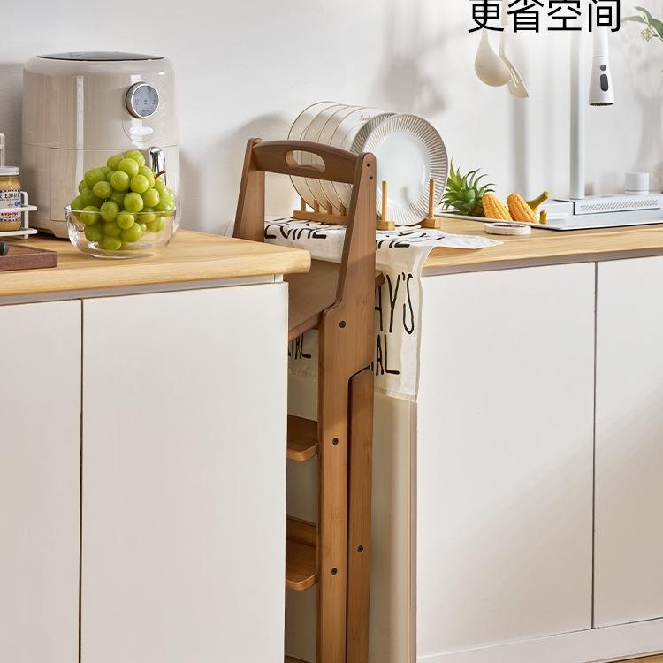 11折叠多功能梯凳用登高梯子凳子两用厨房爬高可家凳加厚带背靠椅
