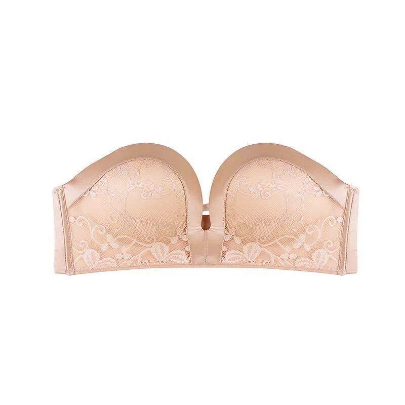 无肩带内衣女防滑聚拢外扩士小胸显大加厚款隐形抹胸裹胸贴文胸罩,女士内衣/男士内衣/家居服,文胸,淘宝优惠券,粉丝福利购,淘宝优惠卷