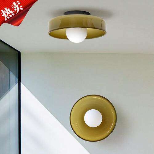 北欧中古卧室壁灯床头创意个性书房复古客厅衣帽间玄关廊过道灯具