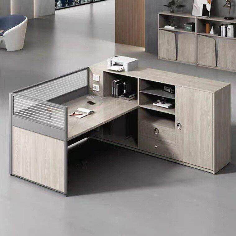 办公室办公桌简约现代二四六八人位屏风职员工位卡座财务桌椅组合