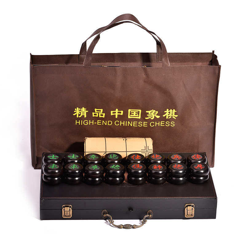 高档老挝红酸枝紫光檀阳刻中国红木象棋礼品套装 工厂直销可代发