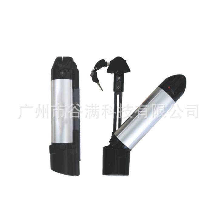 水壶款电动自行车电池盒可装30颗电芯40颗18650电芯黑色银色可选