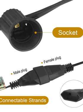 规50FT25LED欧灯串高压0.W串ENA联圣6诞节日复古G40LED灯串