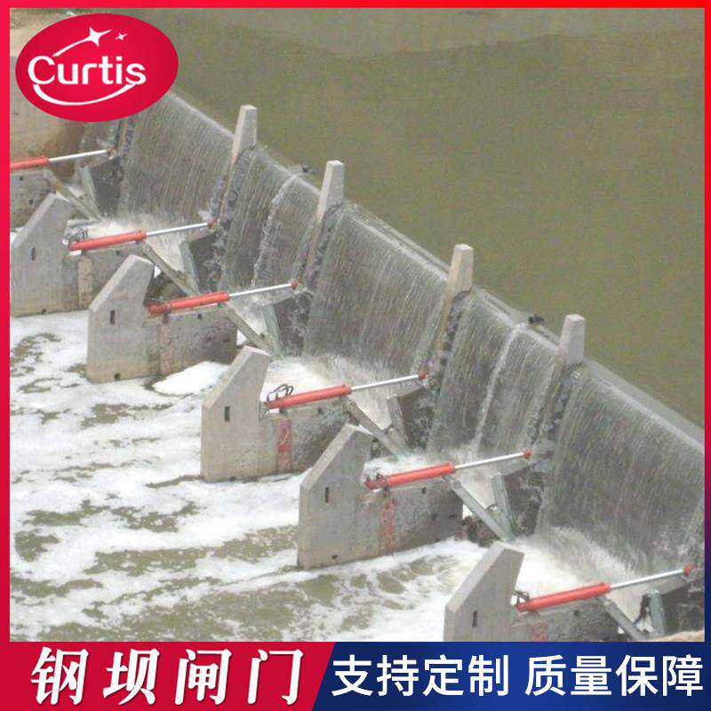 厂家供应液压启闭机 钢坝闸门 钢坝闸门 液压翻板闸门 钢液压闸门