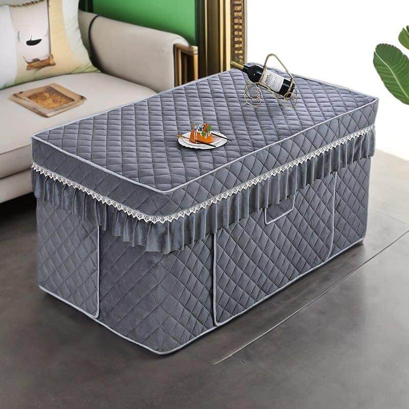 新款电炉罩烤火罩长方形烤火桌罩套加厚电烤炉桌取暖桌棉桌布冬天