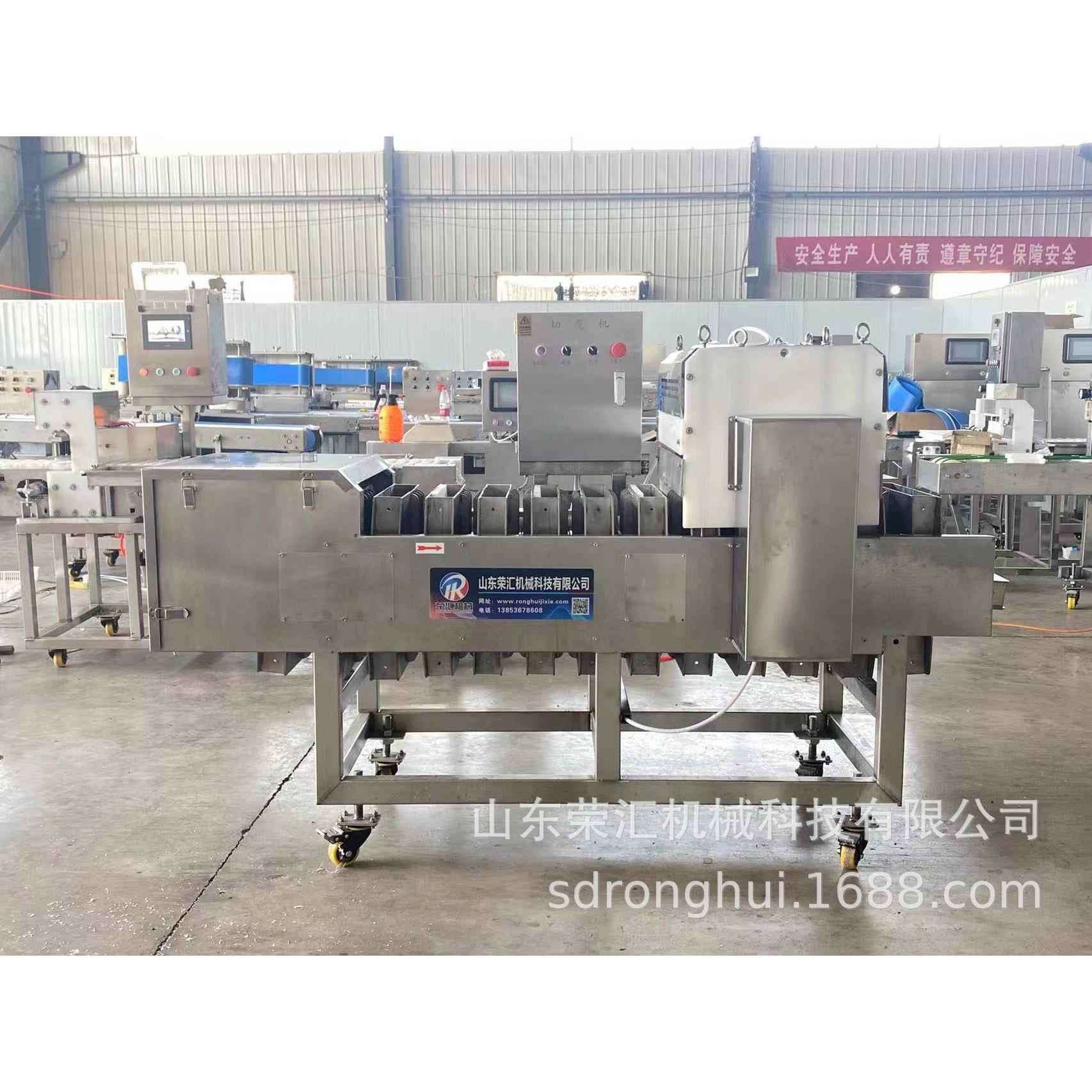 全自动鱼切花机 昌鱼切块切段机器 商用鱼类错位切鱼链设备