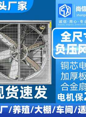风机源头厂家大功率负压风机全尺寸排风扇畜牧养殖车间工业排气扇