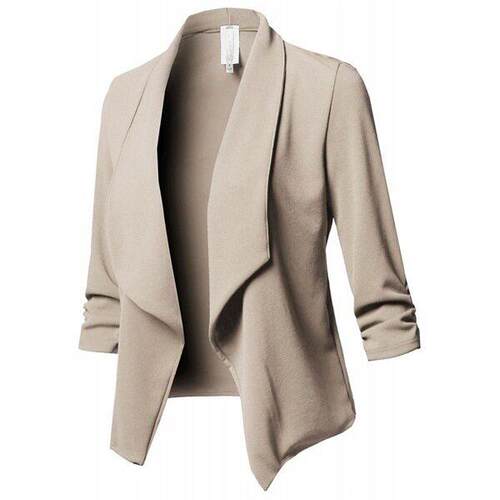 外套女fashion women coat casual Cardigan suit blazers jacket