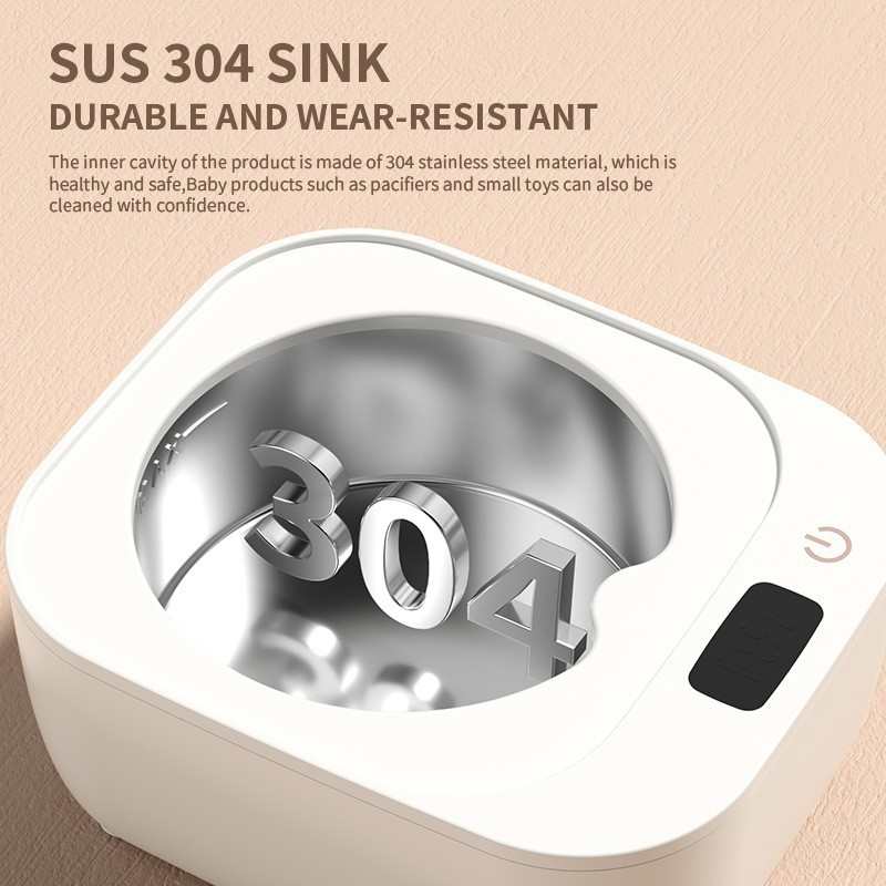 新品牙套清洗机高频声波首饰蓝光全自动清洗机器家用牙套清洁