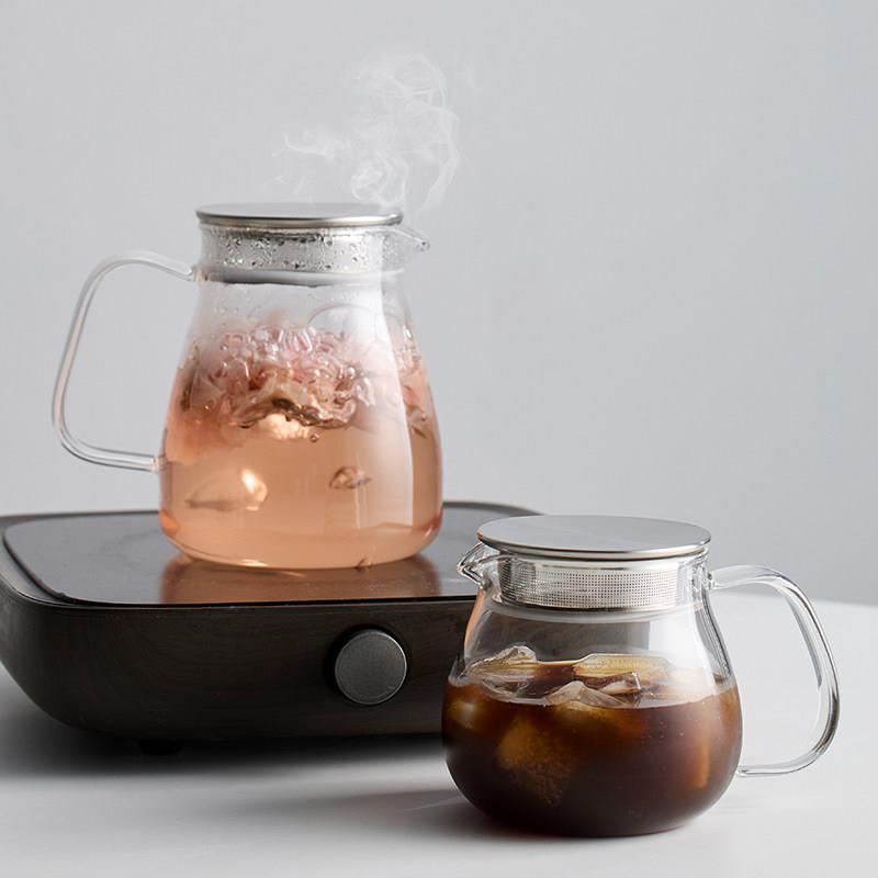 米立风物玻璃壶耐高温泡茶壶单壶家用茶水壶绿茶花茶壶煮茶壶茶具