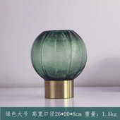 极器样板间水培软简约 简客厅新品 北摆件 欧风插花风玻璃花瓶装