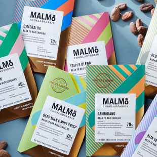 瑞典进口Malmo黑巧克力单源增味牛奶北欧特产零食糖果新年礼物