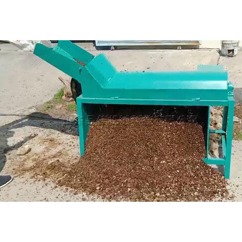 蘑菇香菇培养基分离机 菌包粉碎机 塑料袋脱离破碎机 自动筛选