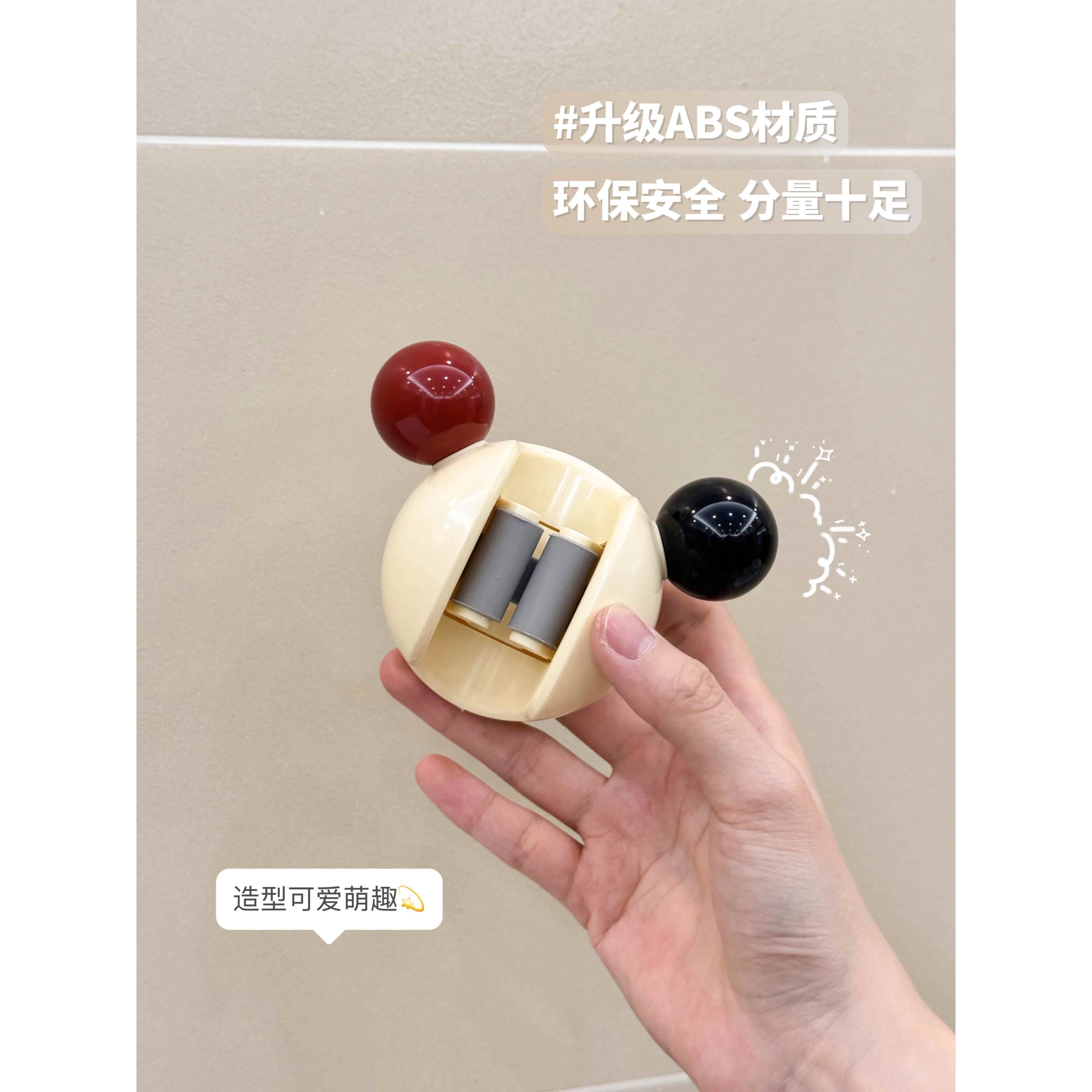 拖把壁挂夹免打孔卫生间扫把拖布夹强力可爱卡通挂架浴室拖把挂钩