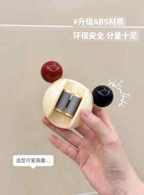 拖把壁挂夹免打孔卫生间扫把拖布夹强力可爱卡通挂架浴室拖把挂钩