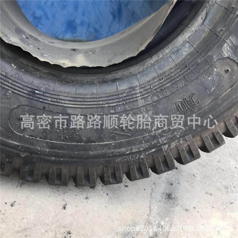载重卡车轮胎750/825/900/1000/1200-20羊角花纹送丁基胶内胎